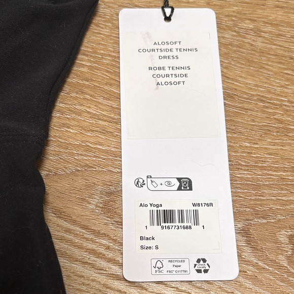 ALO Yoga Black Mini Dress - Picture 2 of 5